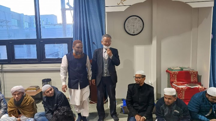 Baitul ma'mur masjid.Namdong,korea. representative photo